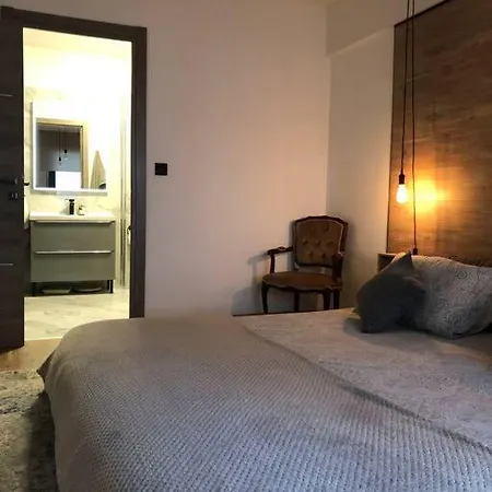 Apartment Trendy Apartment With 2 Bedrooms,2 Full Bathrooms Each With Shower,Toilet,Sink, 500M From The Centre, Private Secure Parking